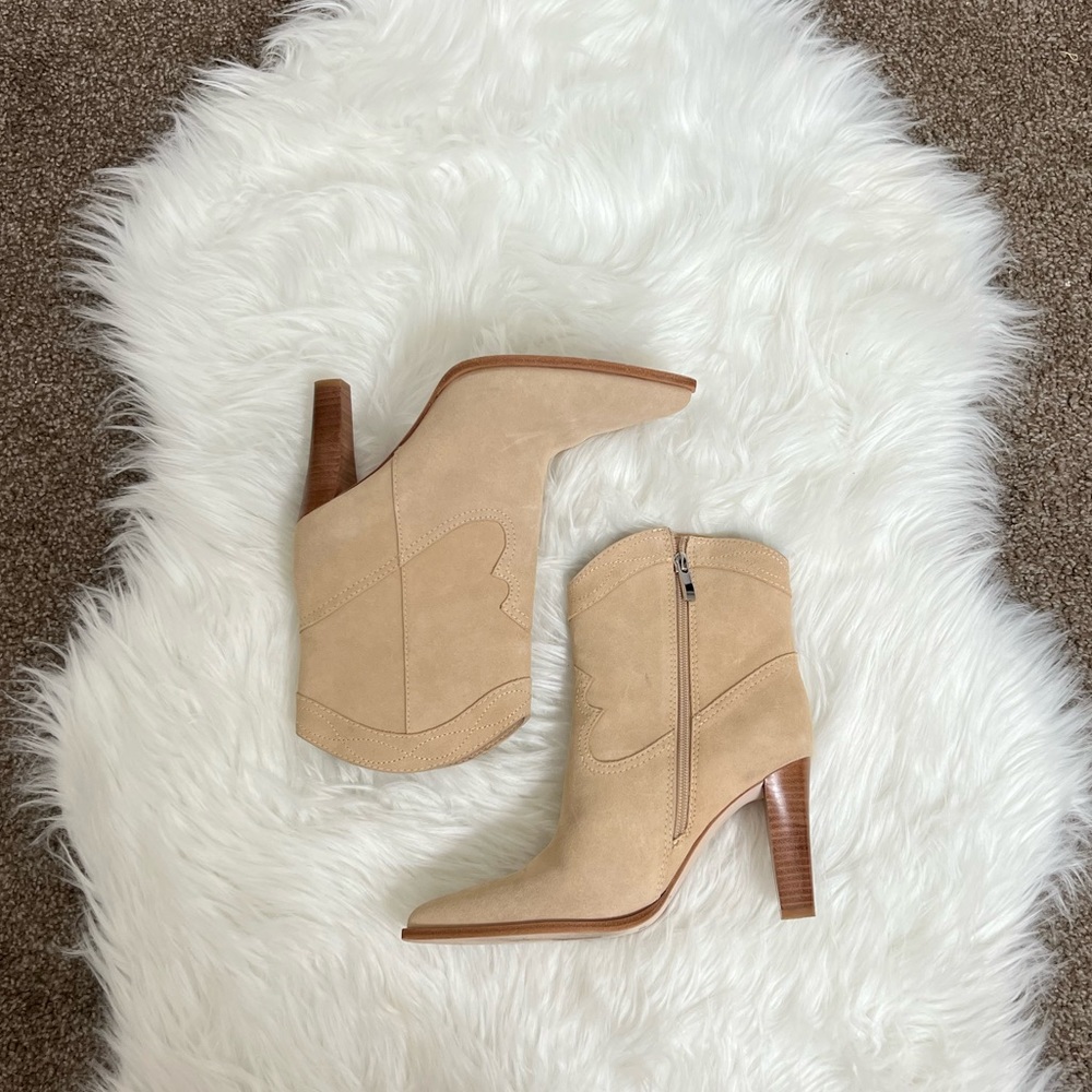 PAIGE Lacey 85mm Western Bootie